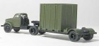 039220 MiniaturModelle GAZ-51P tractor with 5T. container trailer military